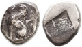 Chios, Islands off Ionia AR Drachm, BOLD Fine, 400 - 380 B.C.E.