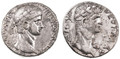 Nero and Claudius AR Tetradrachm