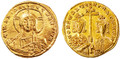 Constantine VII Porphyrogenitus with Romanus AV Gold Solidus