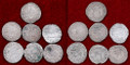 Hungary lot of 7 AR Silver Denars