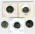 Biblical City Lot of Five AE Coins