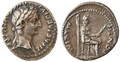 Tiberius AR Denarius, " Tribute Penny "