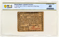 Colonial Currency Note - Rhode Island $2 Two Dollars, July 2, 1780