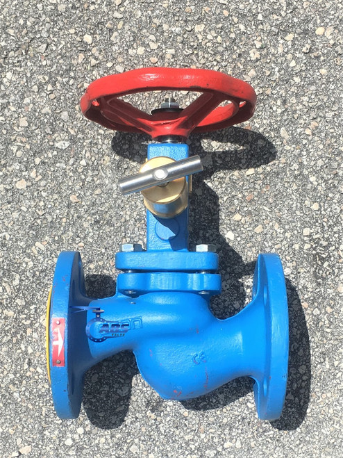 DN40 PN16 Ductile Iron (GGG40.3) Quick Closing Valve, Straight Pattern, with Hydraulic Release Cylinder & Pull Ring