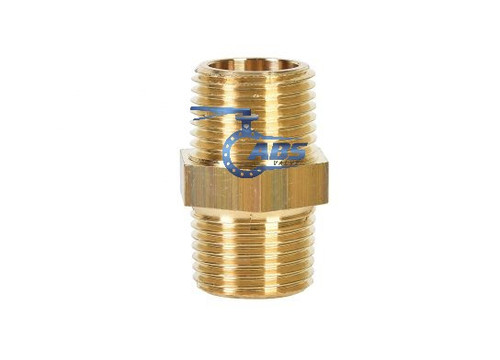 4 BSP Bronze Hex Nipple (IN USA)