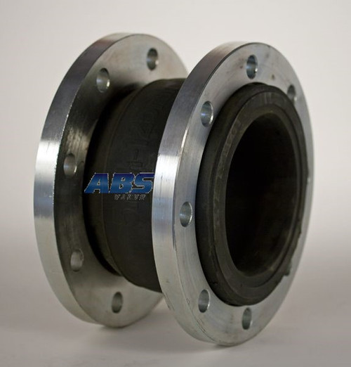 DN80 PN10 NBR Rubber Expansion Joints with Galvanized Carbon Steel Flanges