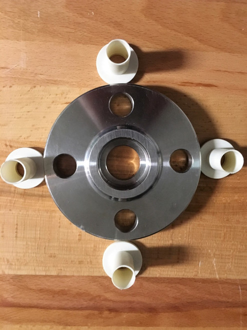 1/2 ANSI "Top Hat" Bolt Isolators WHITE