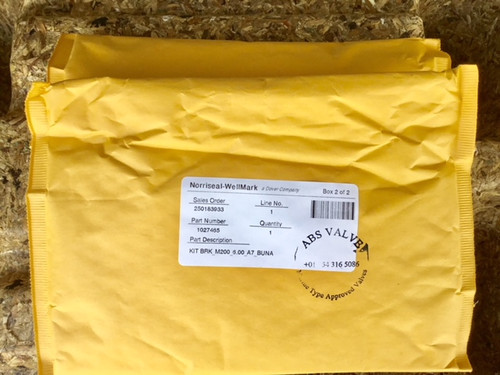 4" BUNA O-Ring Rubber Parts Kit for M200 Butterfly Valve 
