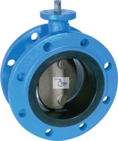 Double Flanged Ductile Iron Buttery Valve,  Aluminum Bronze Disc, NBR Seat, and Bare Stem to DIN PN10 or  PN16.   EN558 series 13.  Size Range is DN50 to DN600