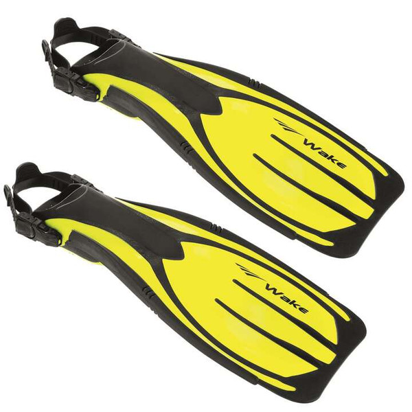 WAKE FIN - L/XL - BLACK/YELLOW