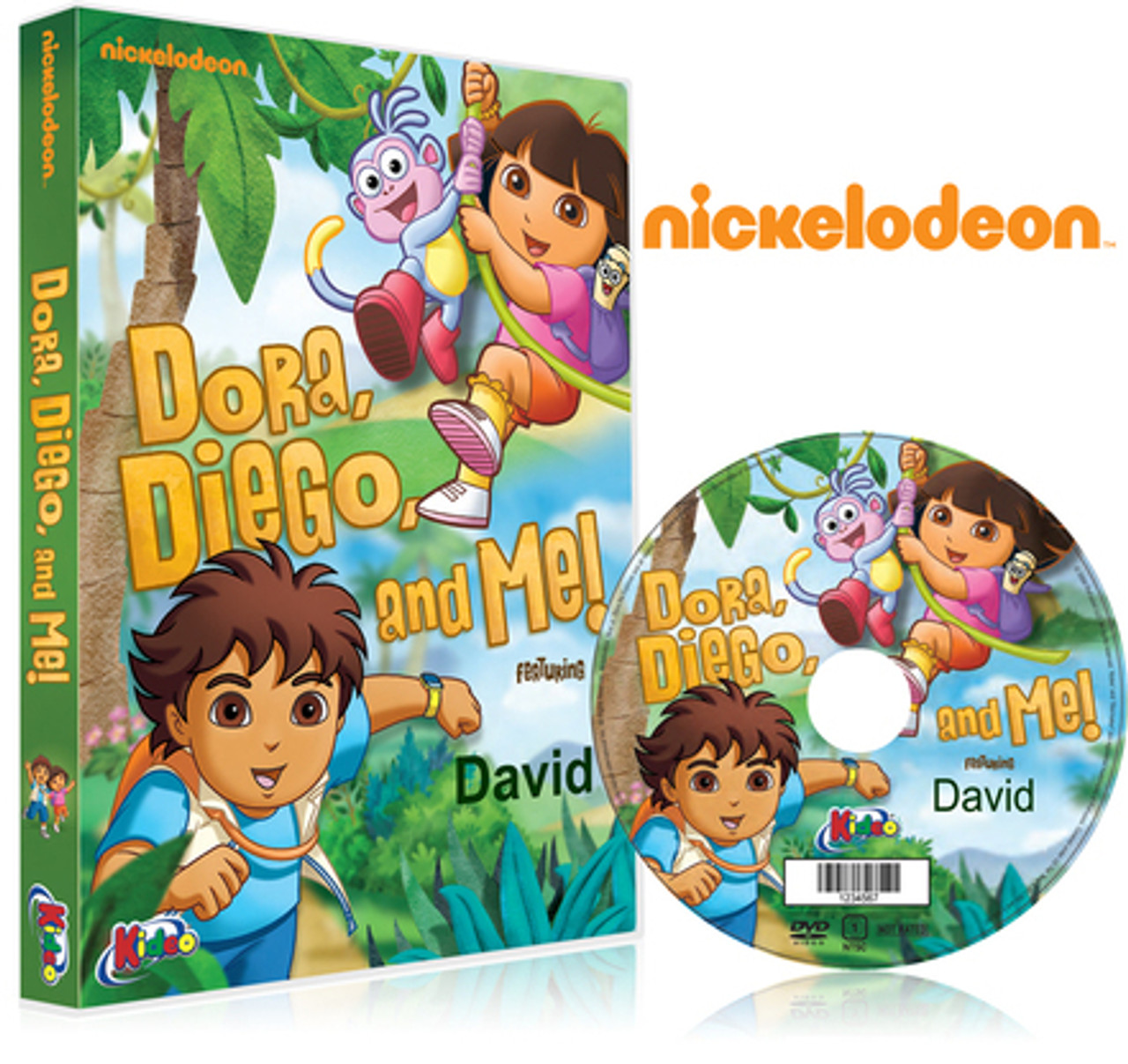 Dora, Diego and Me Personalized Kids Photo DVD