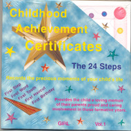 Childhood Achievement Certificates - Boy