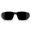 Edge Kazbek Torque - Safety Glasses with Matte Black Frame, Red E Logo and Polarized Smoke Lens