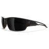 Edge Kazbek Torque - Safety Glasses with Matte Black Frame, Red E Logo and Polarized Smoke Lens