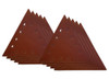Benner Nawman SDT Series 180 grit 7" Triangle Vacuum Sanding Disks for Drywall Sanders - Pack of 10 | SDT-180/10