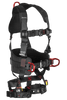 FT-Iron 3D Construction Belted Full Body Harness, Tongue Buckle Leg Adjustment - XS