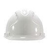 PIP MK8 Evolution Vented, Type II Hard Hat with HDPE Shell, EPS Impact Liner, Polyester Suspension and Wheel Ratchet Adjustment, White, Front View