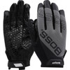 PIP Boss® Grip Glove with Synthetic Microfiber Palm, Silicone Coated Grip, and Mesh Fabric Back, Gray, 12 Pairs