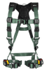 FallTech FT-1910 FBH 1D Standard Non-Belted, QC Legs and Chest, Front View
