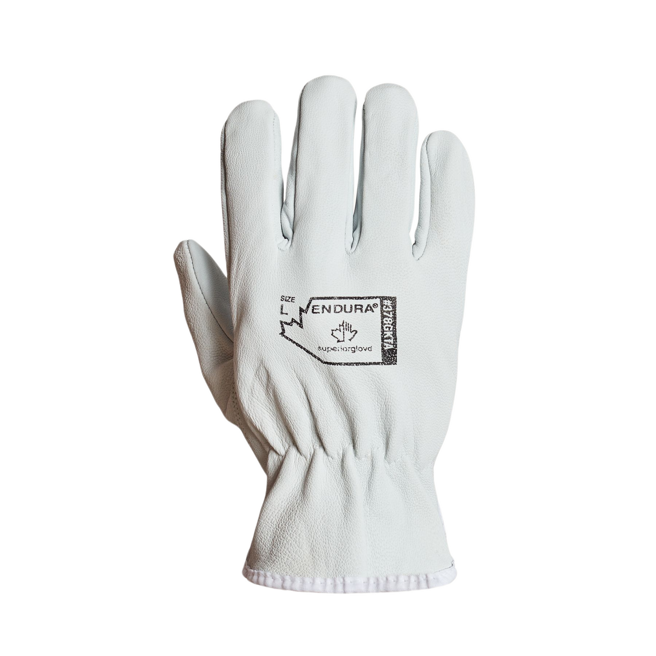 Size XL Leather Abrasion Protection Work Gloves