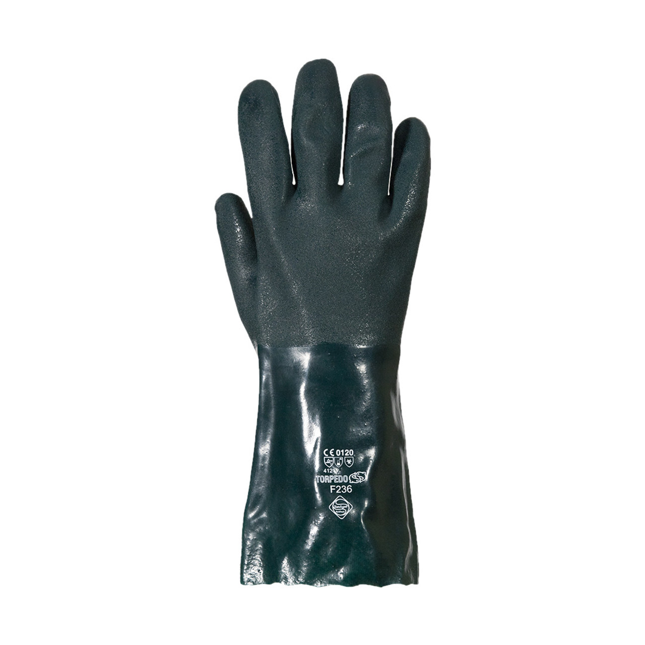 PVC Dipped Work Gloves : Non-insulated Chemical Resistant Gloves :  Industrial Safety Gloves and Hand Protection