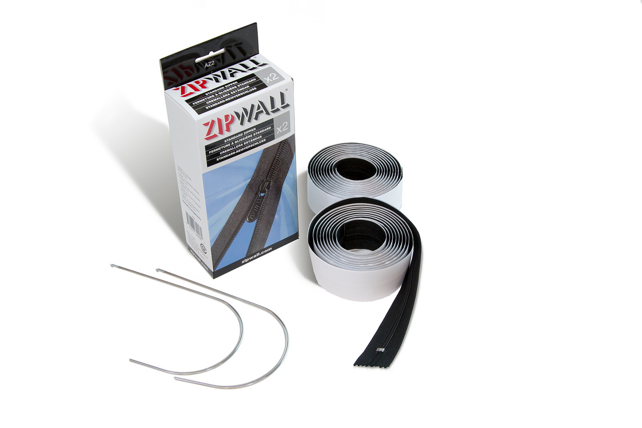ZipWall - Heavy Duty Zipper (Two Pack): HDAZ2 - First Place Supply