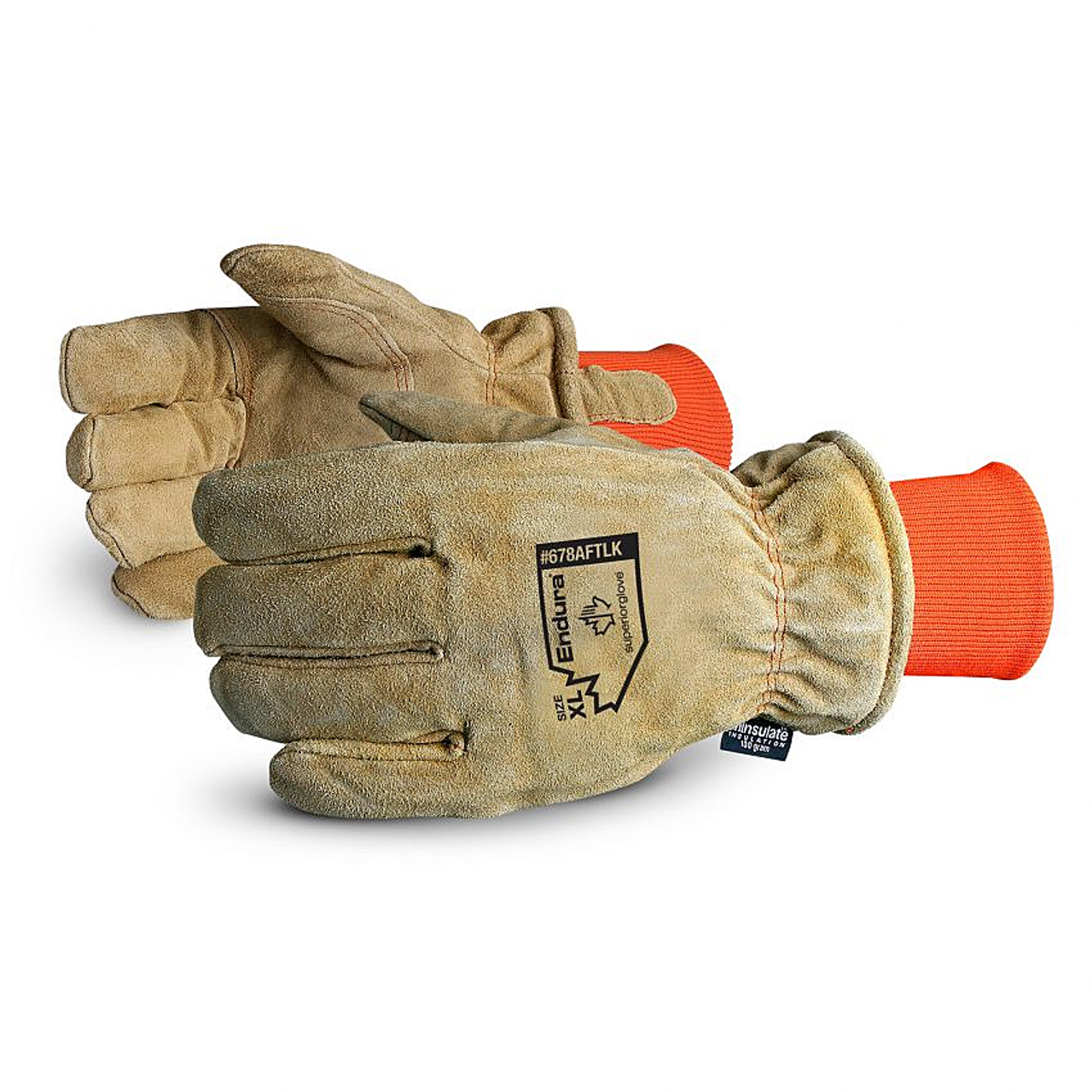 FIRM GRIP Large Winter Safety Pro Gloves with Thinsulate Liner