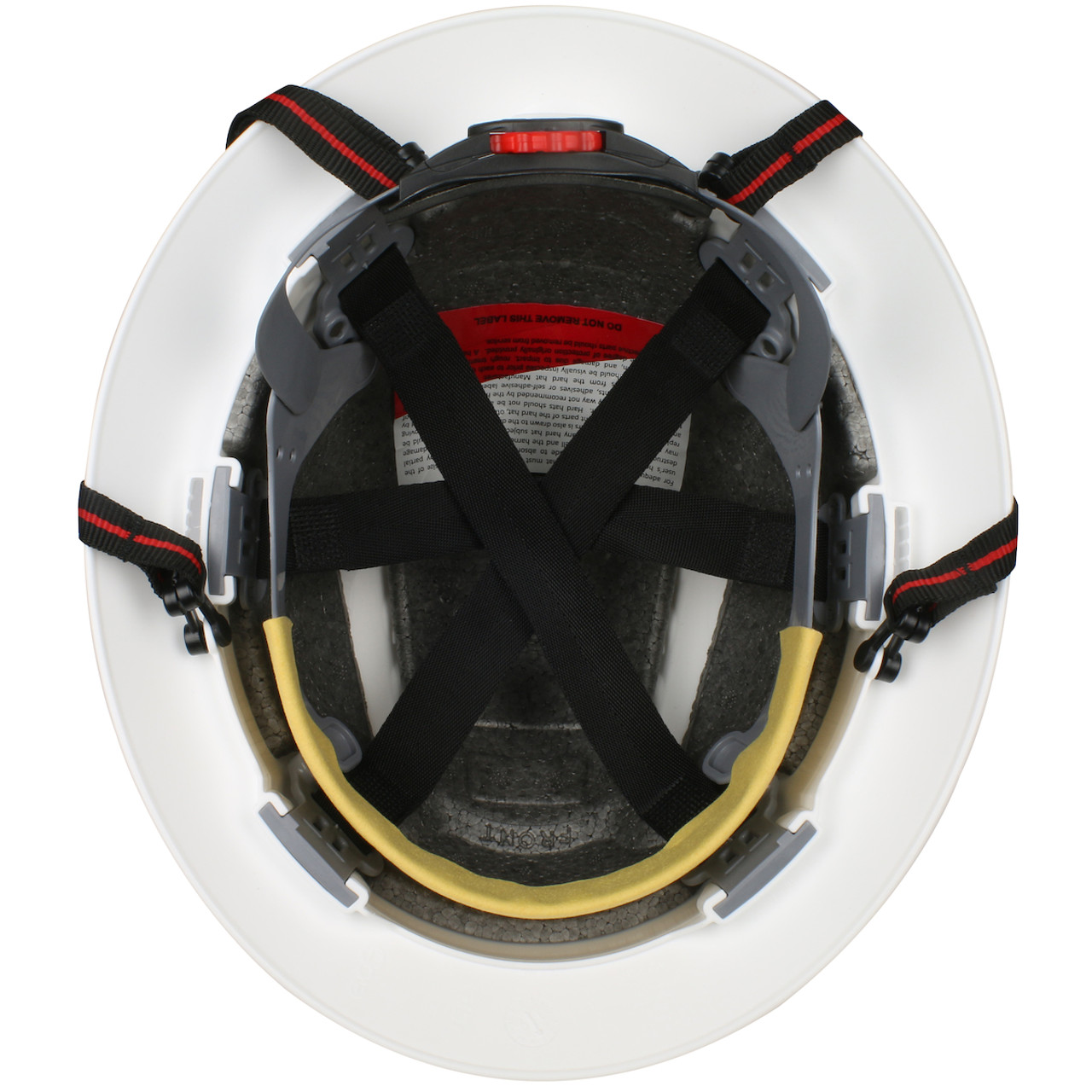 EVO® 6161 Ascend™ Vented Full Brim Safety Helmet with HDPE Shell, 4-Point  Chinstrap, 6-Point Suspension and Wheel Ratchet Adjustment (Each)