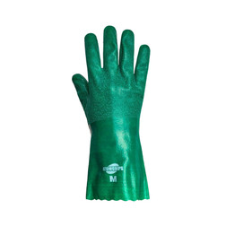 Chemstop™ Anti-Impact Green Nitrile Gloves With Crushed Ceramic Powder Grip (NT230VSB)—Superior Glove™