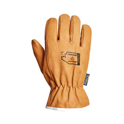 Endura® Oil & Water Resistant Thinsulate Lined Goatskin Drivers Gloves (Pack of 12) (378GOBTL)—Superior Glove™