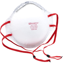 Dynamic™ Deluxe N95 Disposable Respirator with Nose Pad & Adjustable Strap - 20 Pack (8 Boxes/Case)