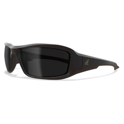 Edge Brazeau - Safety Glasses with Matte Black Frame and Polarized Smoke Lens