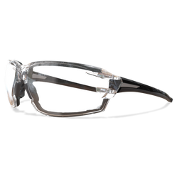 Edge Nevosa - Safety Glasses with Black Frame and Clear Standard Anti-Fog/Gasket Lens
