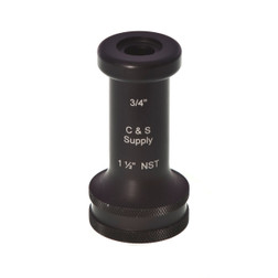 C&S Supply 1.5" Straight Bore Nozzle with 3/4" Outlet | STBR-3/4