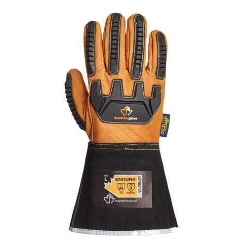 Endura® Impact Resistant Kevlar Lined Oilbloc Goatskin Driver Gloves (375KGVB)—Superior Glove™