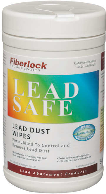 Fiberlock LeadSafe TSP Wipes - 8 in. x 12 in. Towels (90 Ct.) 5498