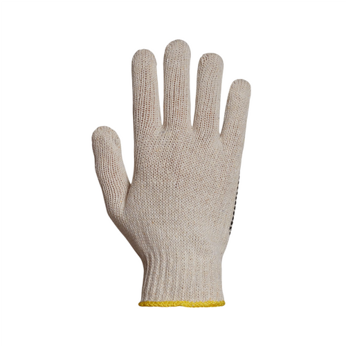 Sure Grip® PVC Dotted Palm String Knit Cotton/Lycra Gloves (Pack of 12) (SQQD)—Superior Glove™