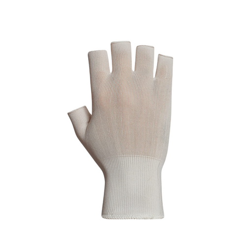 Sure Knit™ 1/2 Fingers Lint Free Nylon Inspectors Gloves (Pack of 12) (STN120HF)—Superior Glove™