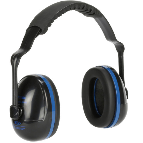 Dynamic Spitfire™ Lightweight Passive Black Ear Muffs with Adjustable Headband - NRR 24 DB