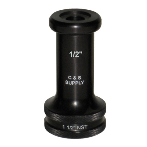 C&S Supply 1.5" Straight Bore Nozzle with 1/2" Outlet | STBR-1/2