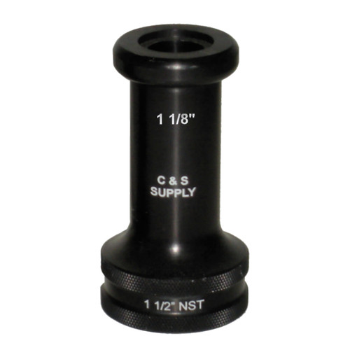 C&S Supply 1.5" Straight Bore Nozzle with 1-1/8" Outlet | STBR-1-1/8