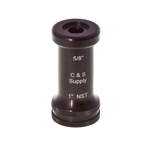 C&S Supply 1" Straight Bore Nozzle with 5/16" Outlet | 1STBR-5/16
