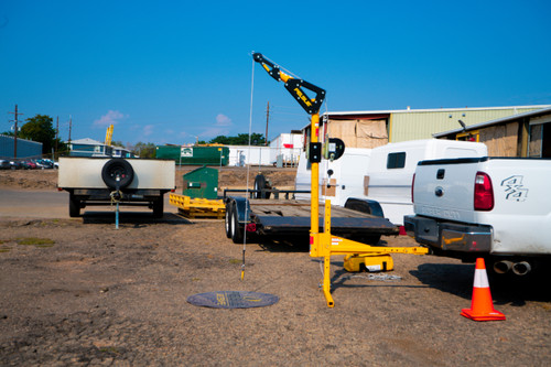 Pelsue Davit Vehicle Hitch Mount System