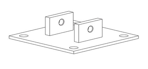 Pelsue - Base Plate (For Fall Arrest Tower): FB-FM1