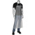 West Chester 6 mil Clear Vinyl Raw Edge Aprons (Dozen)