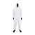 PosiWear BA White Coverall 58 gsm with Hood, Elastic Wrist & Ankles (Each)