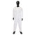 PosiWear M3 White Coverall with Zipper Front, Elastic Wrists & Ankles (Each)