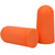 Mega Bullet™ Disposable Soft Polyurethane Uncorded Orange Ear Plugs 200 per Box - NRR 32 DB (10 Boxes/Case)