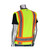 PIP® ANSI Type R Class 2 Two-Tone Eleven Pocket Surveyors Vest with Solid Front and Mesh Back (Each)
