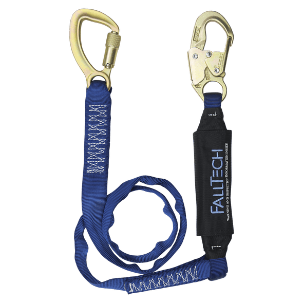 FallTech 6' SAL Single Leg; WrapTech with 5k Carabiner